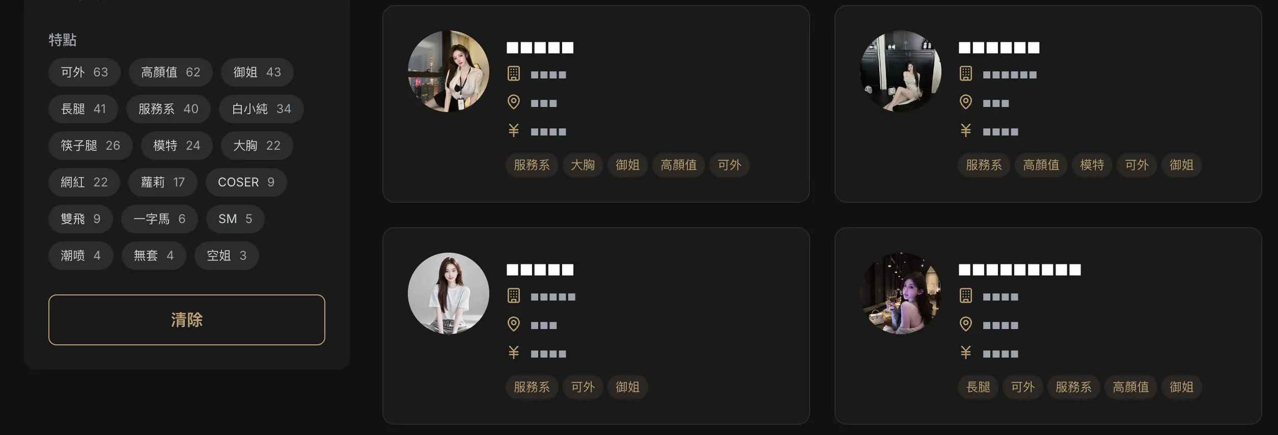 Escort List